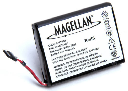 Batteria Sostitutiva Per Magellan RoadMate 1220, 1100mAh, 3.7V, Li-Po, Colore Nero. Ricambio Compatto Per Il Tuo Navigatore.