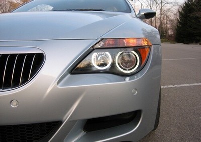 2X For BMW X5 M5 1 5 6 7 Series Xenon White LED Angel Eye Halo Ring Light Bulbs | eBay