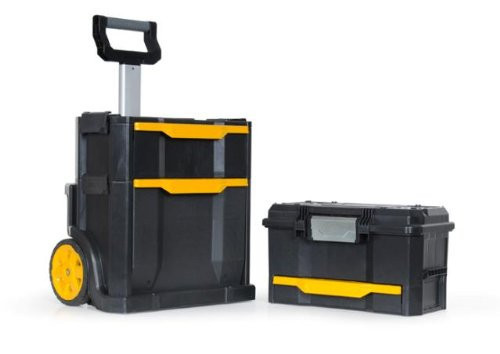 Bostitch Separable Rolling StorageToolbox w/ Rubber Wheels & Locking Draws