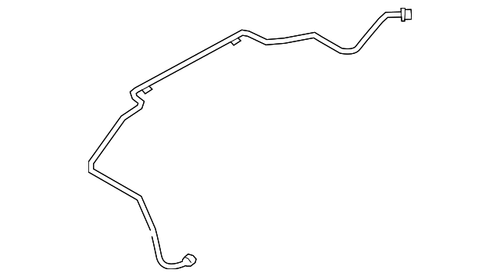 Genuine Ford Engine Coolant Reservoir Hose DG9Z-8A365-E