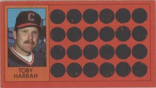 1981 Topps Baseball Scratch-Off - Toby Harrah #46