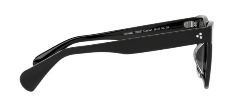 Pre-owned Oliver Peoples 0ov5444su 100587 Casian Black-black /gray Rectangule Sunglasses