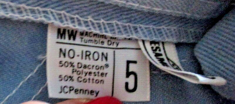 1970'S Vintage Original Boy's Sesame Street Bell Bottom Jeans Size 5