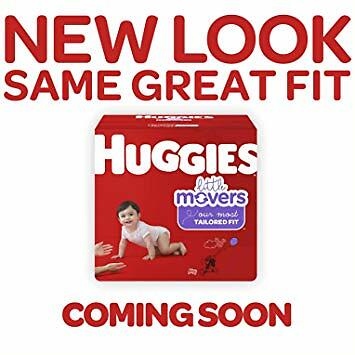 HUGGIES LITTLE MOVERS Active Baby Diapers, Size 5 (fits 27+ lb.), 132 Ct, ECONO