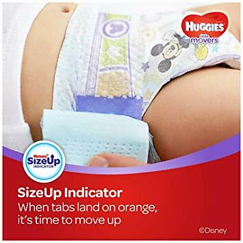 HUGGIES LITTLE MOVERS Active Baby Diapers, Size 5 (fits 27+ lb.), 132 Ct, ECONO