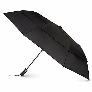 totes Blue Line black Auto Open/Close Umbrella (brand new).