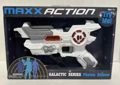 Maxx Action Galactic Series Electronic Photon Blaster Space Gun Sound Lights NIB