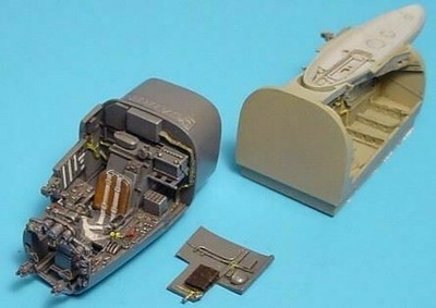 Aires Hobby 1/48 AR234B Wheel Bay Cockpit Juego para Hsg 4164