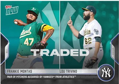 2022 Topps Now - Frankie Montas Lou Trivino #629