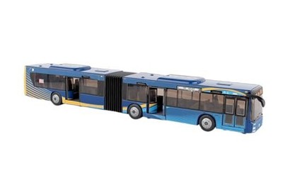  MTA New York City 16'' Articulated RT8571 Toy, Blue , Brown Bus