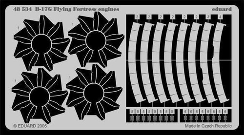 eduard  48534 x 1/48 B-17G Engines for Monogram/Revell
