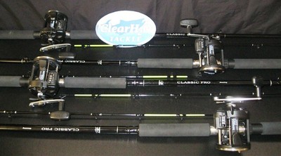 ** PRO MARINE Battlefield Black Bream Center Pin Reels variation
