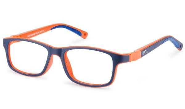 Nano NAO3020646 Navy Blue Kids Eyeglasses Plastic Oval BlueOrange