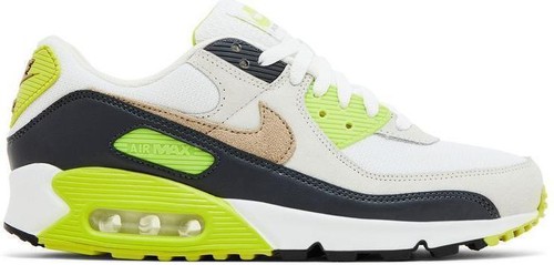 超美品 NIKE AIR MAX 90 QS PYTHON SNAKE 28cm Nike Air Max 90 QS Black Cyber Green Python Snake Skin Sneakers