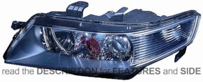 LHD Headlight Honda Accord 2003-2005 Left Side 33151-SEA-G01