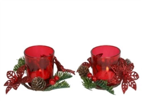 Deko-Kerzenständer & -Teelichthalter aus Glas