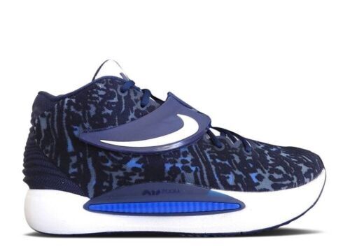 

Мужские баскетбольные кроссовки Nike KD 14 TD темно-синие белые DM5040-400, размер 17, новые, Синий, Nike KD 14