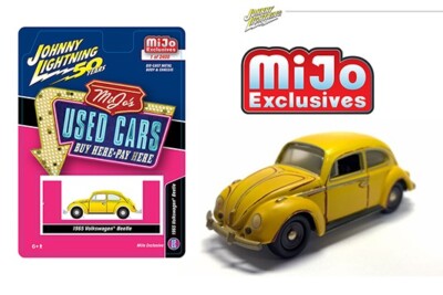 Johnny Lightning 1/64 Used Cars 1965 Volkswagen Beetle Rusted Limited JLCP7220