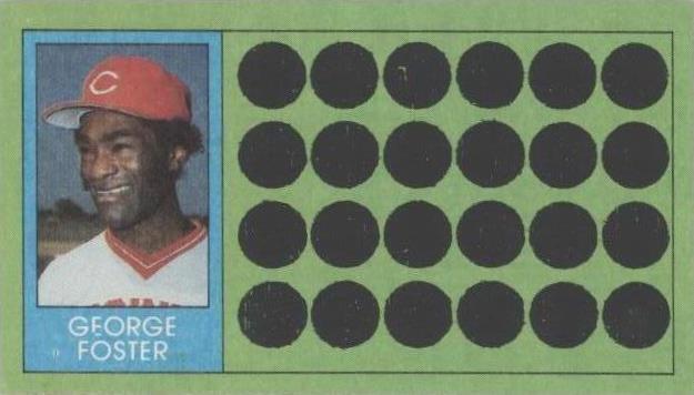 Topps 1981 béisbol rasguño - George Foster #65