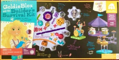 Goldie Blox and the Builder's Survival Kit Read Build and Craft Diary Inventions