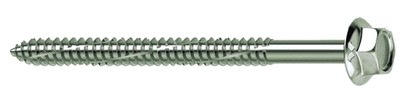 Mustad 200 Stück Kovervit BS selbstschneidende Schrauben mit Sechskantkopf...