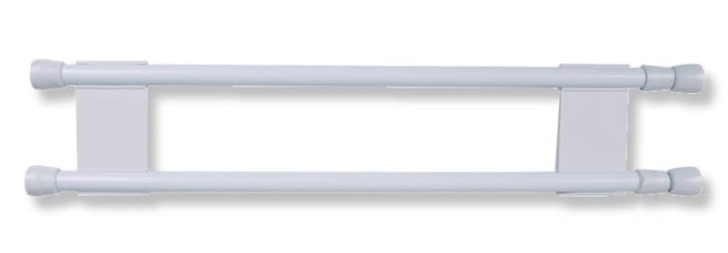 Teleskopierbare Doppelklemmstangen - Barkeeper für 25,5 - 43 cm Schra