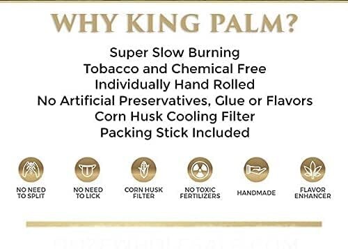 King Palm Mini Size Cones(2 Pack,4Rolls) Organic Pre Rolled Cones-Pink Lemonade)