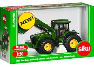 Siku Diecast 1:50 Scale Model 1982 John Deere 8530 Tractor With Front Loader