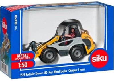 Siku Diecast 1:50 Scale Model 3529 Kramer 480 Four Wheeled Loader