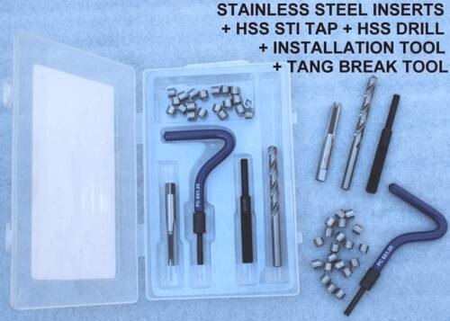 METRIC THREAD REPAIR INSERT KIT M2 3 4 5 6 8 10 12 14 16 18 20 HELICOIL SET TOOL