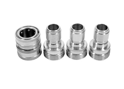 Garden Hose Quick Connection Kit Plugs Socket For Hooking Up Foam Cannons & More