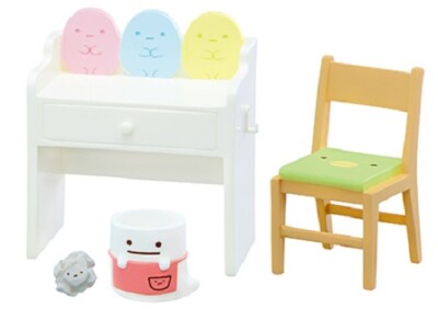 Re-Ment Miniature Sumikko Gurashi My Room Furniture Full Set 8 pieces Rement