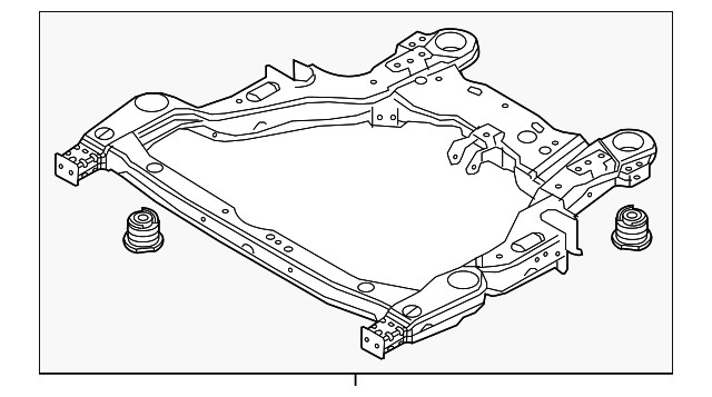 Genuine 2013-2019 Ford Taurus Engine Cradle Frame DG1Z-5C145-J