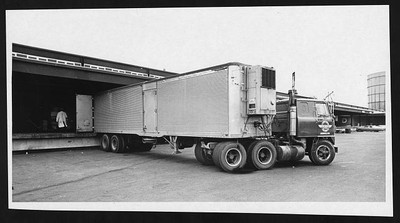 Truck at the loading dock, Hunts Point Market, the Bronx, New York City