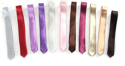 Manzini Neckwear® Hot Trend Plain Men's Solid Skinny Tie/Party wedding Necktie 