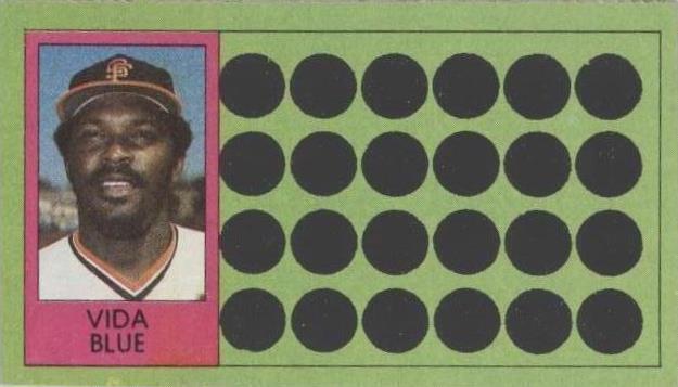 Topps 1981 béisbol rasguño - Vida azul #108