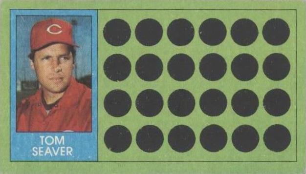 1981 Topps Baseball Scratch-Off - Tom Seaver #107
