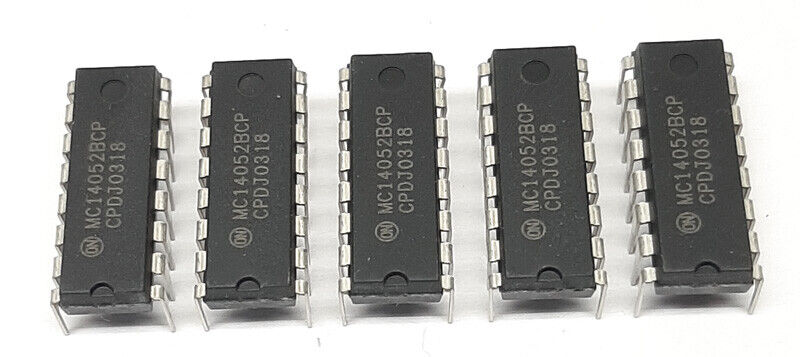 5 X MC 14052 BCP  4 Kanal Analog Multiplexer Demultiplexer CD 4052