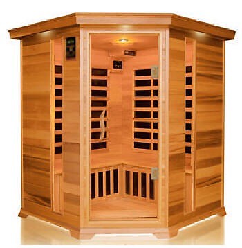 Home Sauna: 4-Person Corner Infrared Sauna | in Giffnock, Glasgow | Gumtree