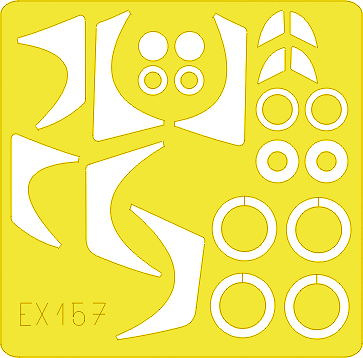 Eduard 1:48 Rafale M Paint Mask For REVELL EX157