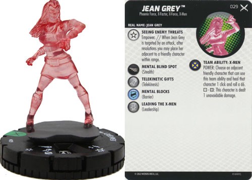 Marvel Heroclix X-Men X of Swords Uncommon : Jean Grey - 029