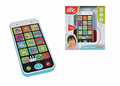 Simba ABC Smart Phone, Lernspielzeug, Spielhandy, Kinder, Baby, Musik, 14cm