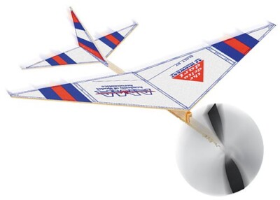 Delta Dart Balsa Wood Rubber Band Plane Kit Great Kid's DIY Activity