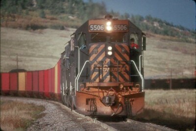 DRGW 5506 COAL TRAIN #792 (RIO GRANDE - JOINT LINE) T Original Slide 500 T1-2