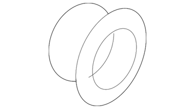 Genuine Nissan Axle Assembly Dust Shield 39252-7S06C | eBay