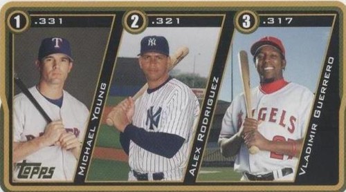 2005 Topps Updates & Highlights - Alex Rodriguez Michael Young Vladimir Guerrero #UH136