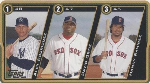 2005 Topps Updates & Highlights - Alex Rodriguez David Ortiz Manny Ramirez #UH135