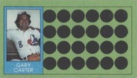 1981 Topps Baseball Scratch-Off - Gary Carter #66