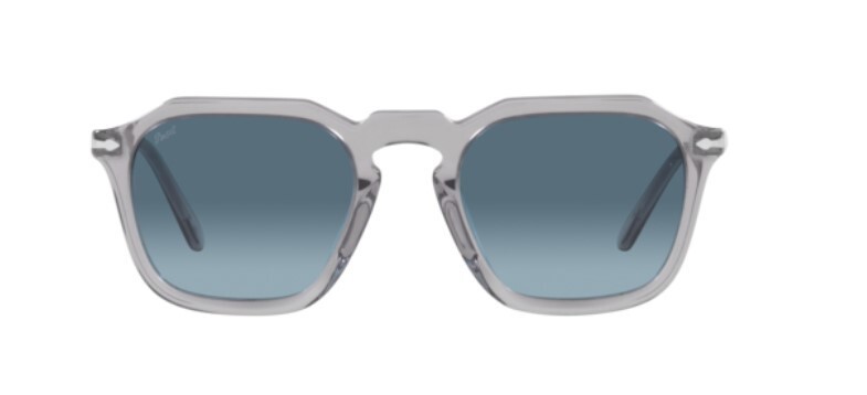 Pre-owned Persol 0po3292s 309/q8 Transparent Grey/azure Blue Gradient Unisex Sunglasses