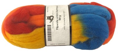 89  / KG) Felting Wool Ombre Worsted 50g Schoppel Virgin Fb.1702 Small fuchs